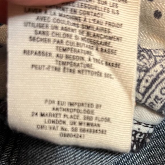 Pilcro and the Letter Press for Anthropologie High-Rise Bootcut Jeans Size 32 - Picture 12 of 12